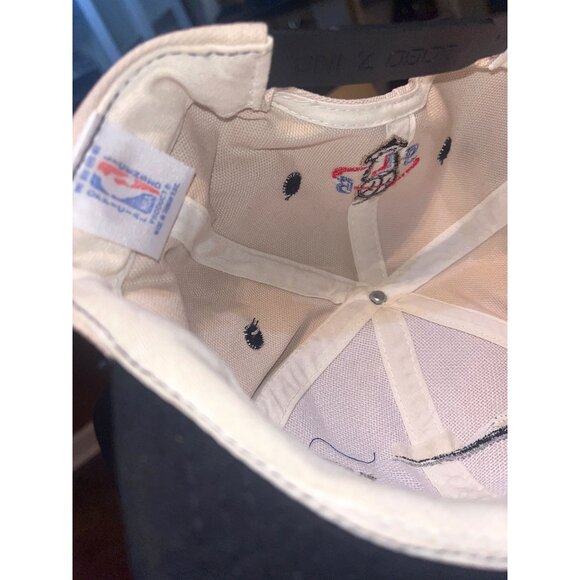 Vtg NOS Chicago Bulls NBA Champions '96 Snapback Hat Logo Athletic Official Lock - Picture 8 of 9